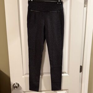 MUDD Houndstooth skinny pants ponte velour leggings stretch